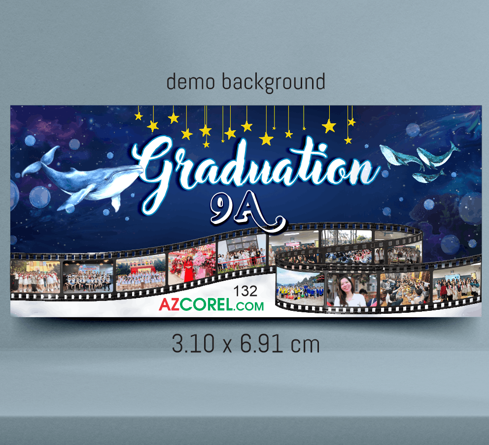 Demo background Graduation 9A file corel x7