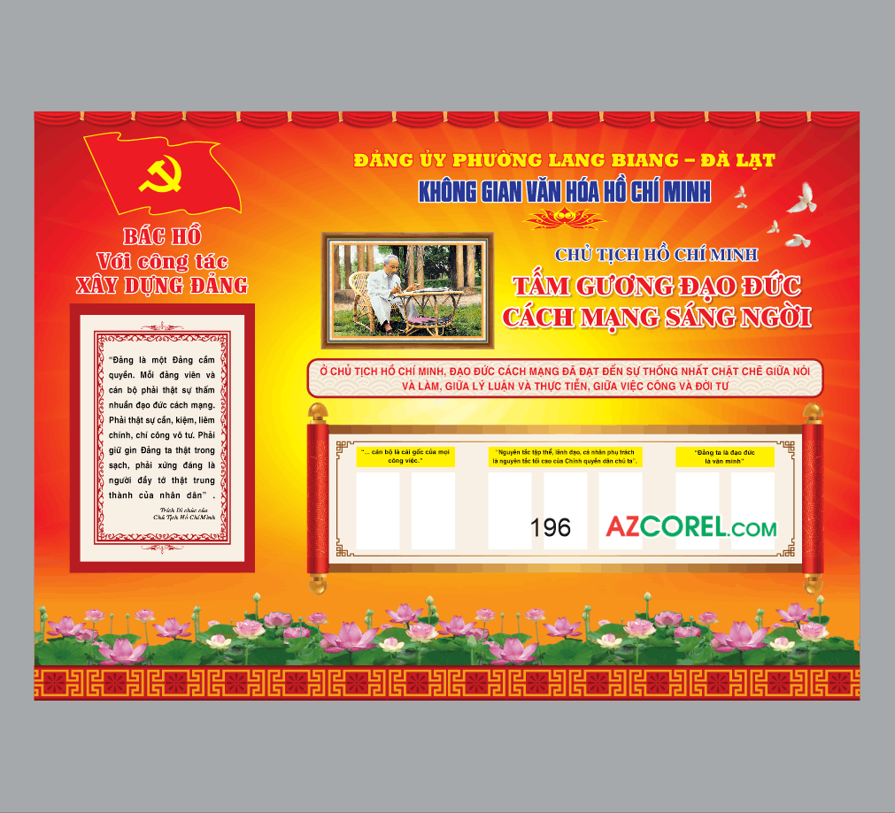 Market Trang trí không gian văn hóa Hồ Chí Minh