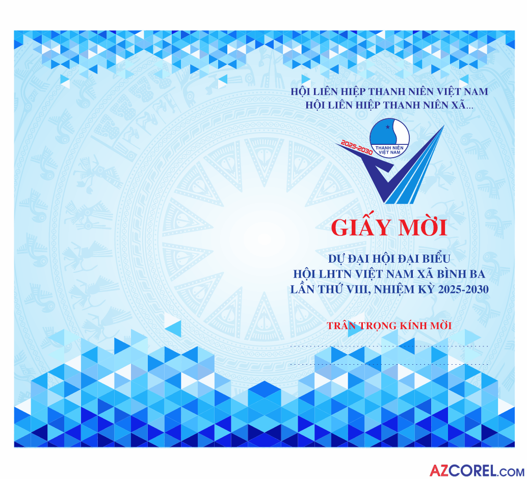 Giấy mời dự Đại hội đại biểu hội LHTN