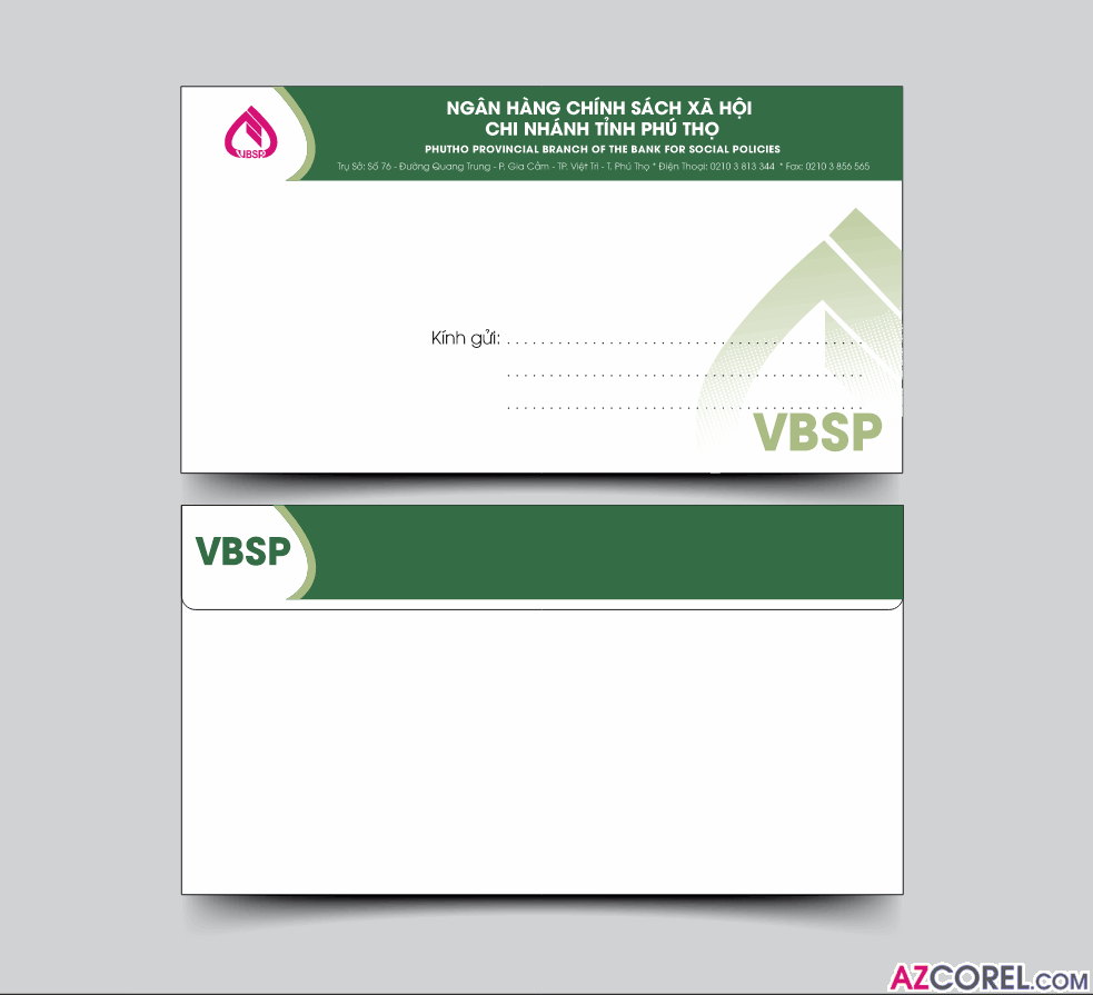Phong bì Ngân hàng chính sách xã hội VBSP