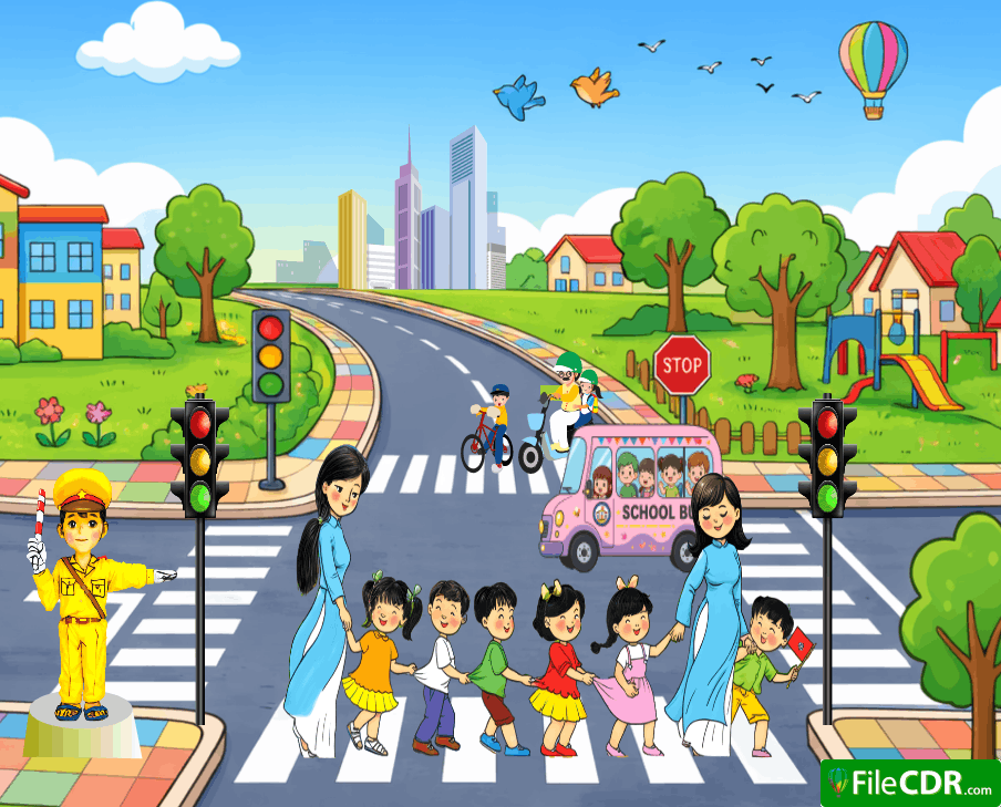 431 tranh an toan giao thong truong mam non 3.png