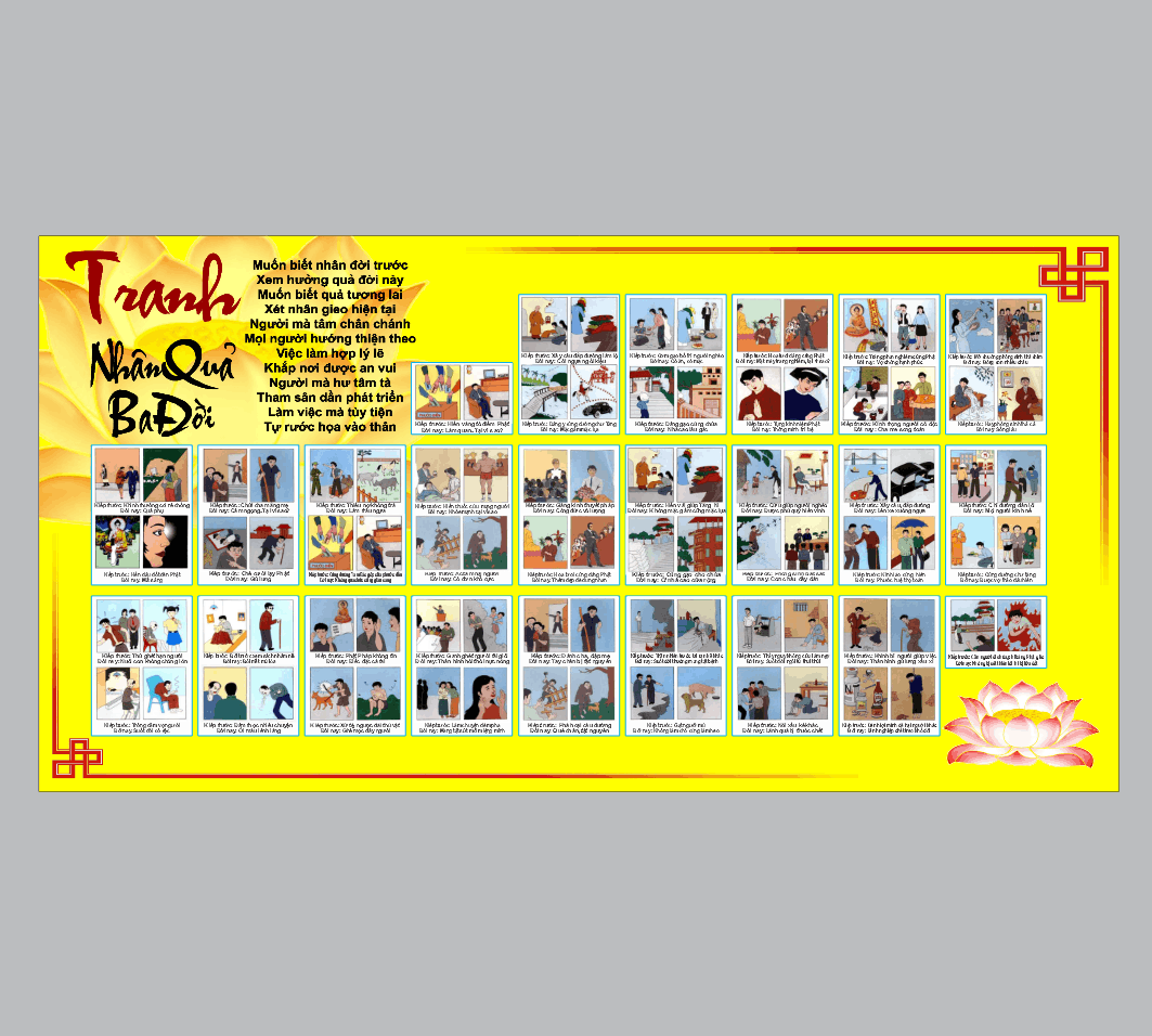 Tranh Nhân Quả Nghiệp báo Ba Đời file miễn phí