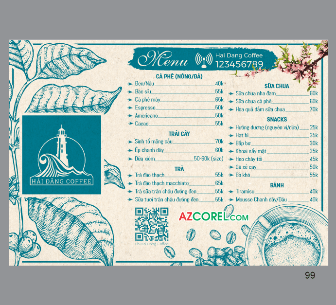 99 menu quan ca phe hai dang coffee.png