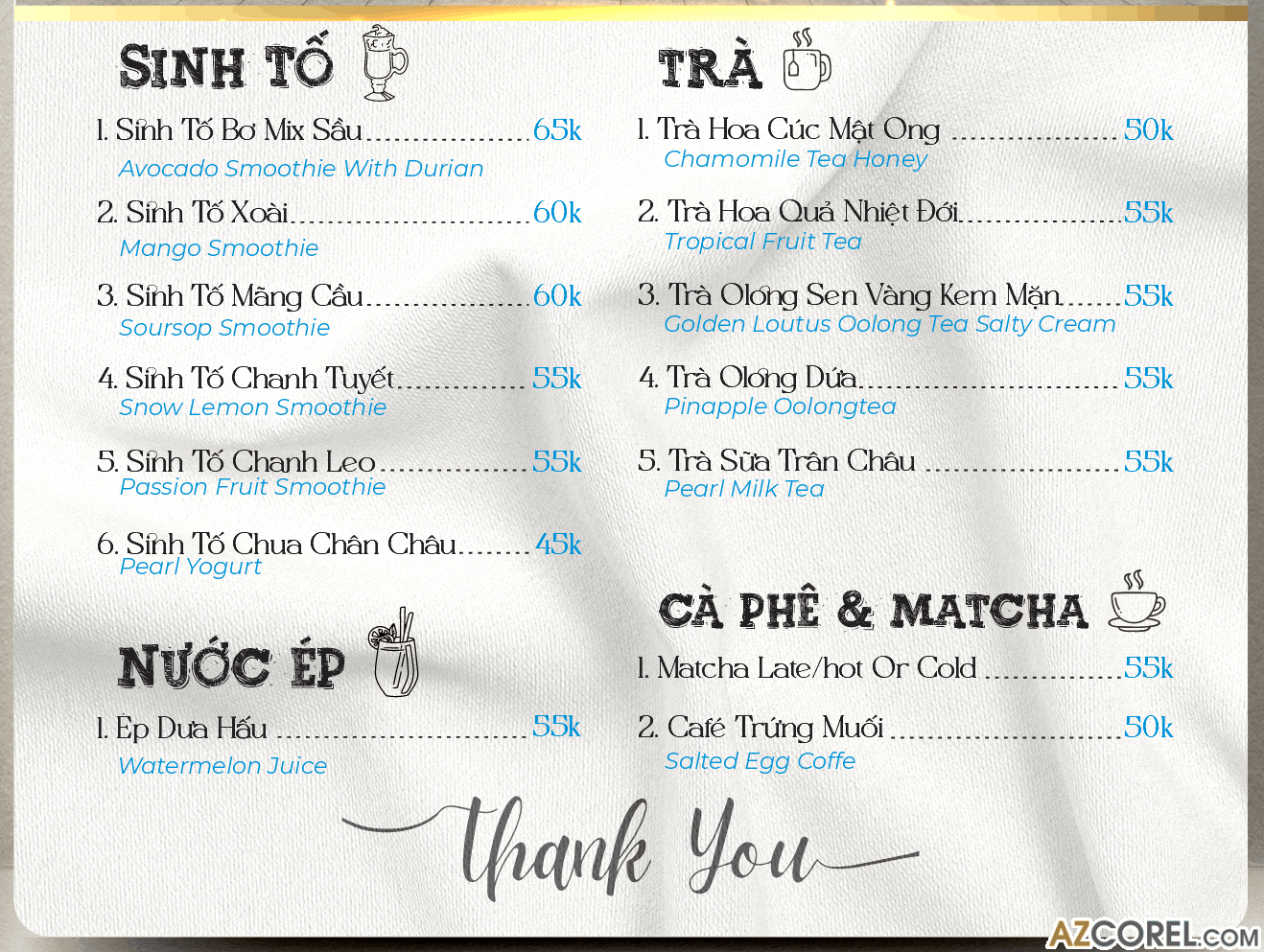 Menu Grand Fleuve Boutique Coffee file corel x7