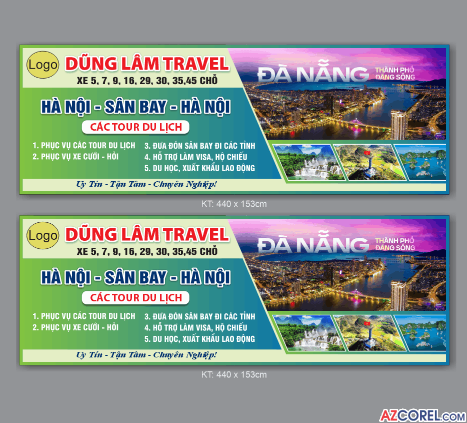 Banner Dũng Lâm Travel dịch vụ Xe du lịch