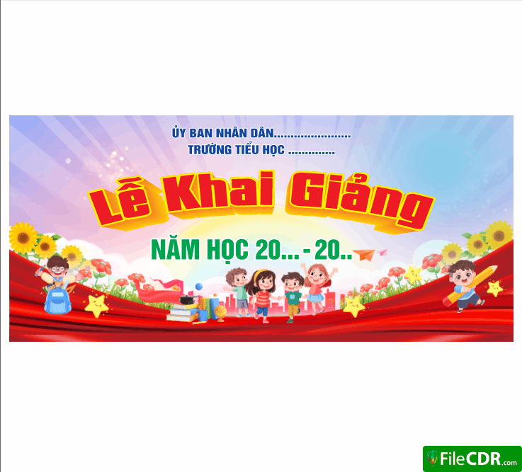 Market Lễ khai giảng năm học trường tiểu học cdr